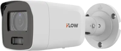 IFLOW F-IC-2184CM(2.8mm) 8Мп уличная цилиндрическая IP-камера с Smart подсв. до 40м, технологией BrightVu